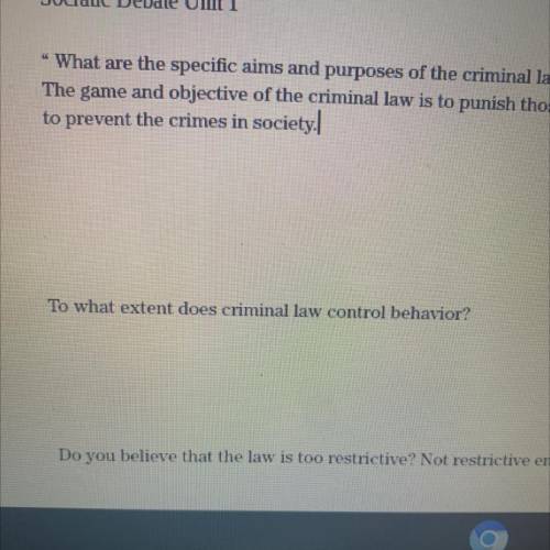 To what extent does criminal law control behavior