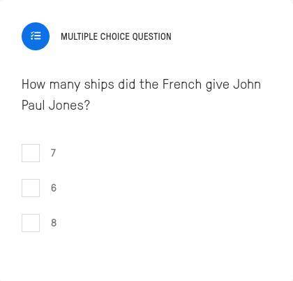How many ships did the French give John Paul Jones?