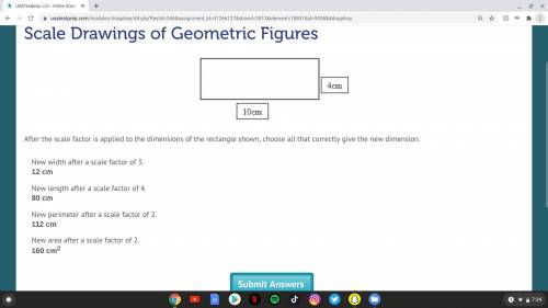 WILL MARK BRAINLIEST

Scale Drawings of Geometric Figures
After the scale factor is applied to the