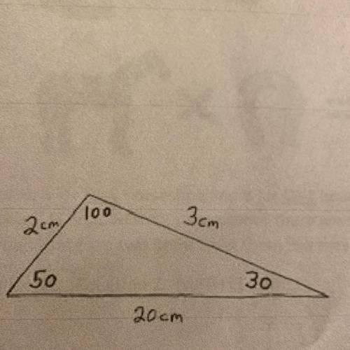 What wrong with this triangle? Need answer before tomorrow