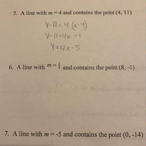 Need help with number 6 I’ll mark you as the brainliest please help.