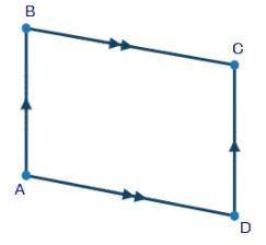 The following is an incomplete paragraph proving that the opposite angles of parallelogram ABCD are