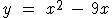 Does the equation below represent a relation, a function, both a relation and a function, or neithe