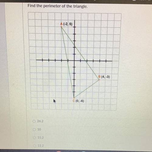 How to find the perimeter of the triangle