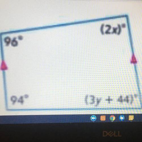 PLEASE HELP
find value of x and y