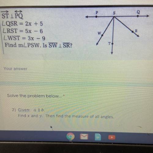 Help? Find angle psw