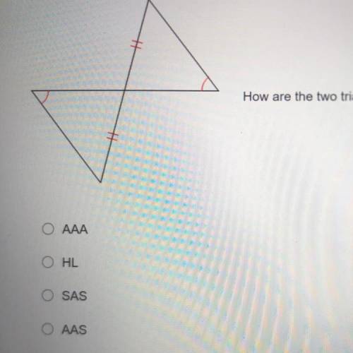 PLEASE HELP
How are the two angles congruent?