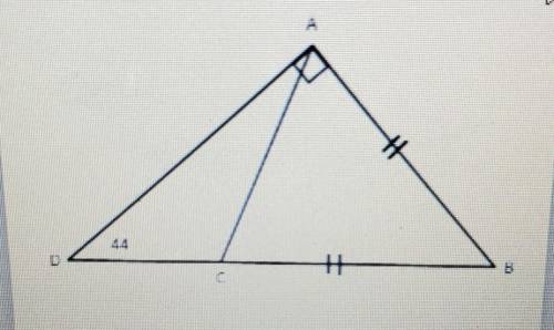 What type of triangle is ️abc as defined by its sides and angles

a. acute scalene b. obtuse isosc