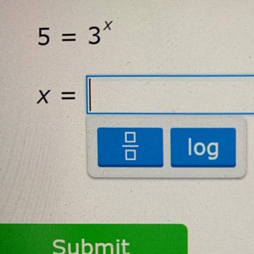Write the answer in simplest form using integers, fractions, and common logarithms
