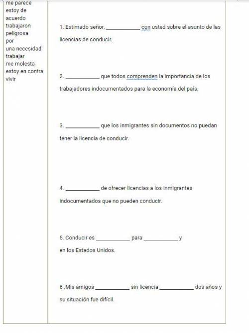 Please help :) Spanish work is in the pictures!