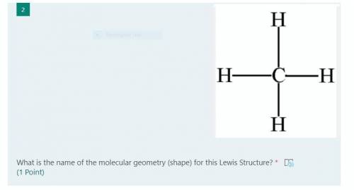 What is the name of the molecular geometry (shape) for this Lewis Structure?

(A) bent
(B) trigona