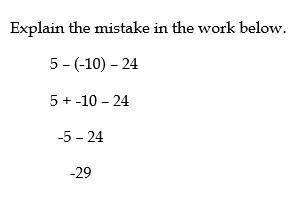 What is the mistake??