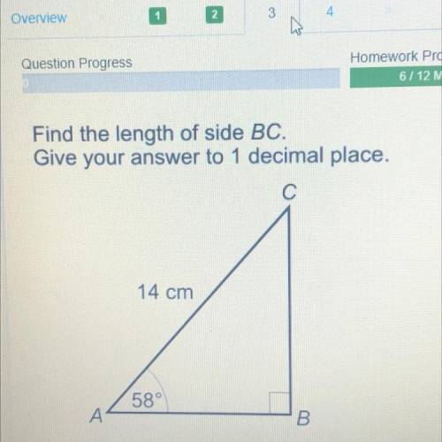 Find the length of side BC.
Give your answer to 1 decimal place.