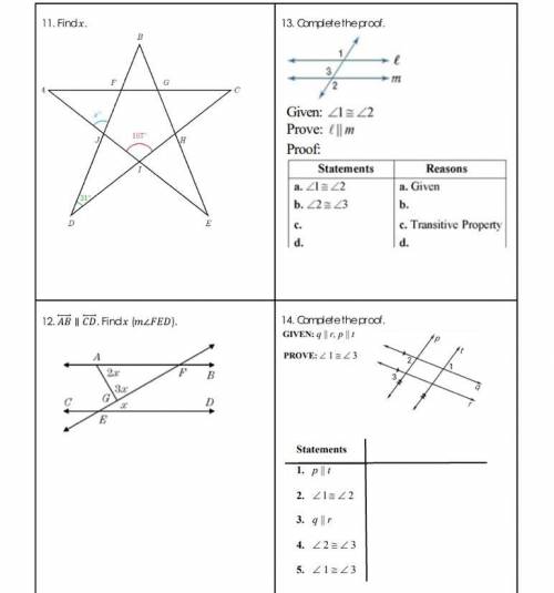 GEOMETRY PLEASE HELP! THANK TOU SO MUCH :)