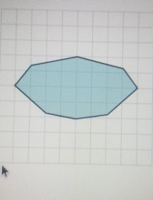 Each small square on the grid is 1 in?. Which estimate best describes the area of this figure

a 1