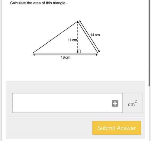 What is the area of this triangle?