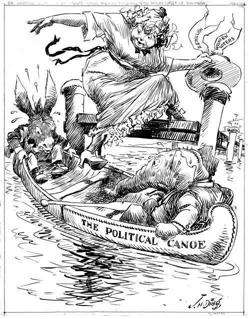 What is the meaning of the Darling, Jay N. (Jay Norwood), 1876-1962 political cartoon?