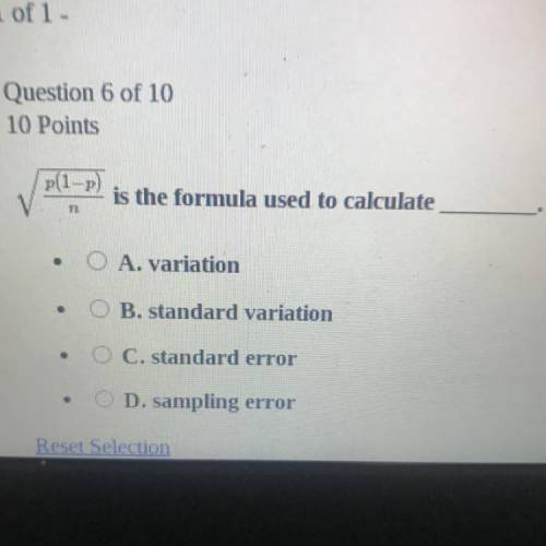 What’s this formula used to calculate?