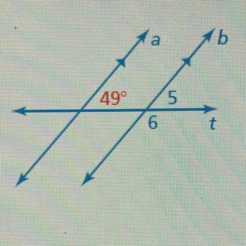 Use the figure to find the measures of the numbered angles. click on the picture.