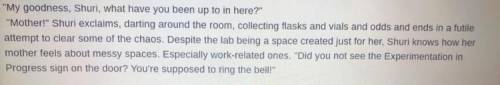 (Please help me out) Shuri’s motivation to clean the lab is...

A)To hide evidence that she’s work