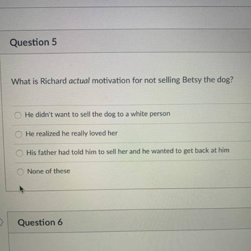 What is Richard actual motivation for not selling Betsy the dog?

He didn't want to sell the dog t