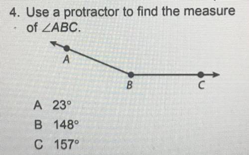 I don’t have a protractor, could someone answer this for me?