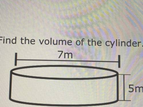 What’s the volume (v=pi(r)^2h)