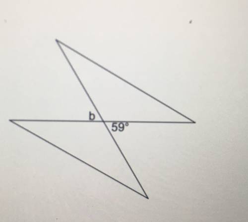 Find the value of x. PLEASE HELP - test tomorrow

The answer is 59.
I need to show my work.
THANK