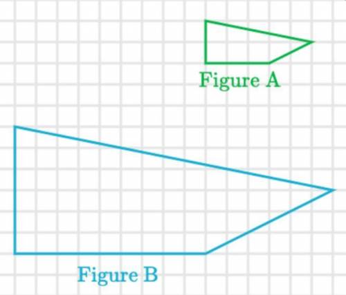 Figure B is a Scaled Copy of Figure A. What is the scale factor from Figure A to Figure B? *
