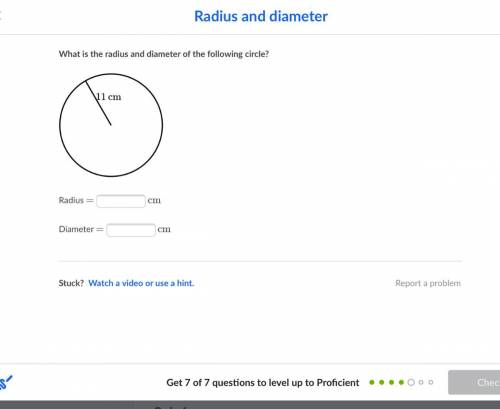 What’s the radius and diameter