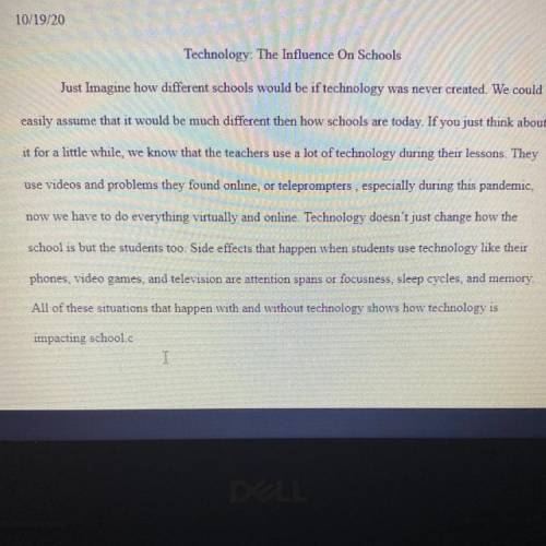 PLEASE HELP ME AND REVIEW MY INTRO FOR MY ESSAY. I may give you brainliest. let me know if I need t
