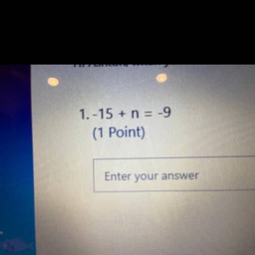 What is the answer for number 1