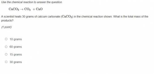 Use the chemical reaction to answer the question.
