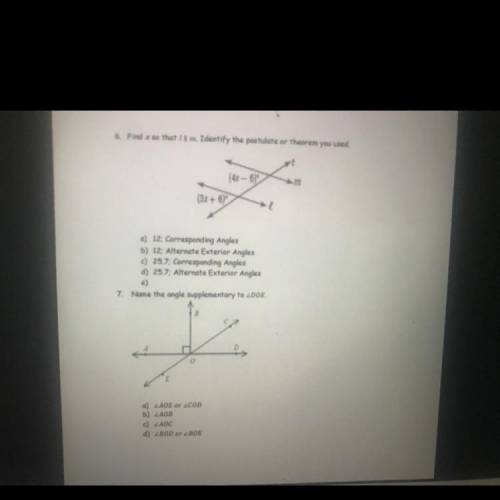 Math help We know the answers to both???