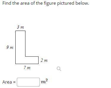 22. Find the area of the figure pictured below.