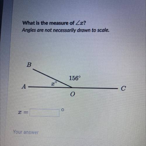 What is the answer of x for this?