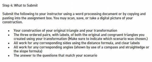 (Geometry) 2.05 Transformations and Congruence Activity

This is quite a long assignment, so thank
