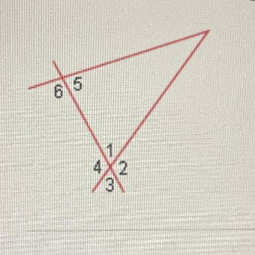 Which of the following are exterior angles? Check all that apply.

A. 23
B. 24
C. 25
D. 21
E. 22
F