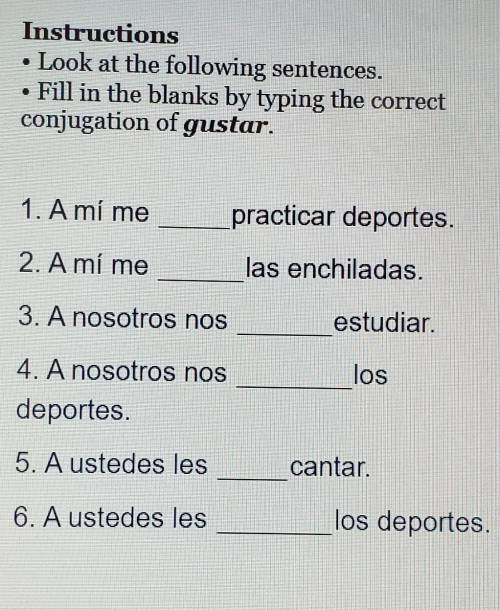 Need help asap. If your really good at spanish I need your help. Look at picture for instructions.