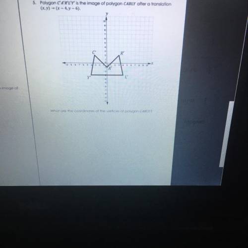 What are the coordinates of the vertices of polygon carly