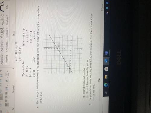 Help me for question 4 plzzz a and b I’m so confused