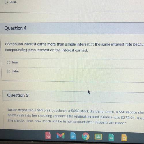 Question 4! Need help