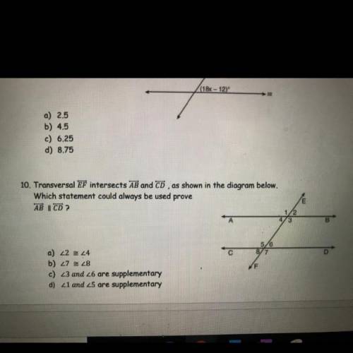 Math help!!! What’s the answer to number 10???