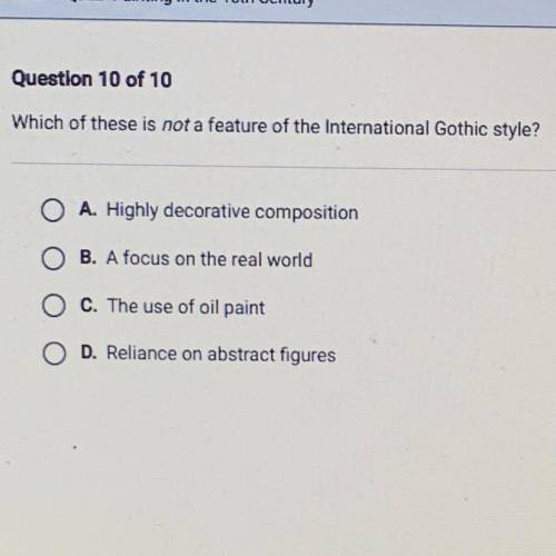 Which of these is not a feature of the international gothic style