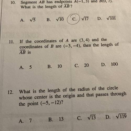 Question 11 and 12 please help