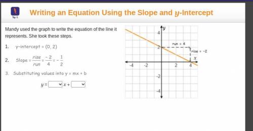 HELP question is about slope intercept form. here it is