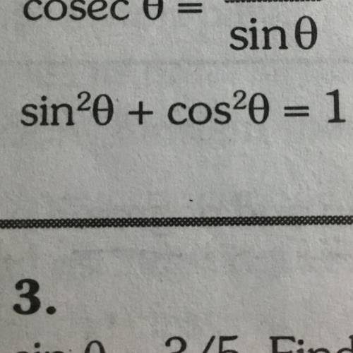 Sin20 + cos20 = 1
How?