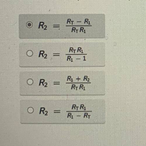 URGENT. As we’ve seen, for a circuit with two resistors arranged in parallel, we can calculate the