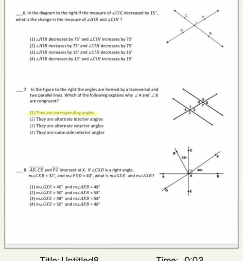 I need help finding the geometry answers