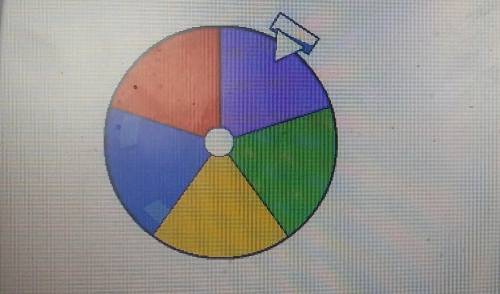 This spinner has 5 equal sections. What are the odds in favor of spinning red or green?

A.) 2:3B.